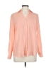 Talbots Color Block Orange Long Sleeve Blouse Size L - photo 1