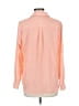 Talbots Color Block Orange Long Sleeve Blouse Size L - photo 2