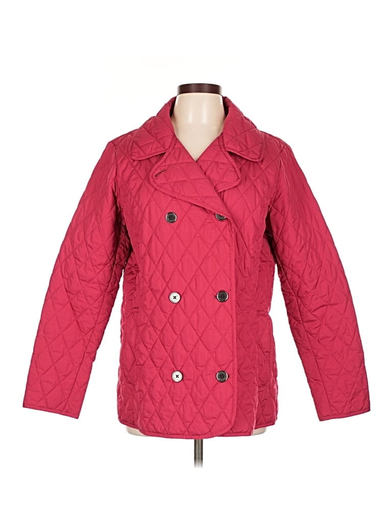Click to view more detailed imagery on our partner's website Pre-owned Lands' End Coat In Red