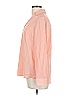 Talbots Color Block Orange Long Sleeve Blouse Size L - photo 5