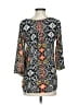 Amber Blue 100% Polyester Black 3/4 Sleeve Blouse Size XS - photo 2
