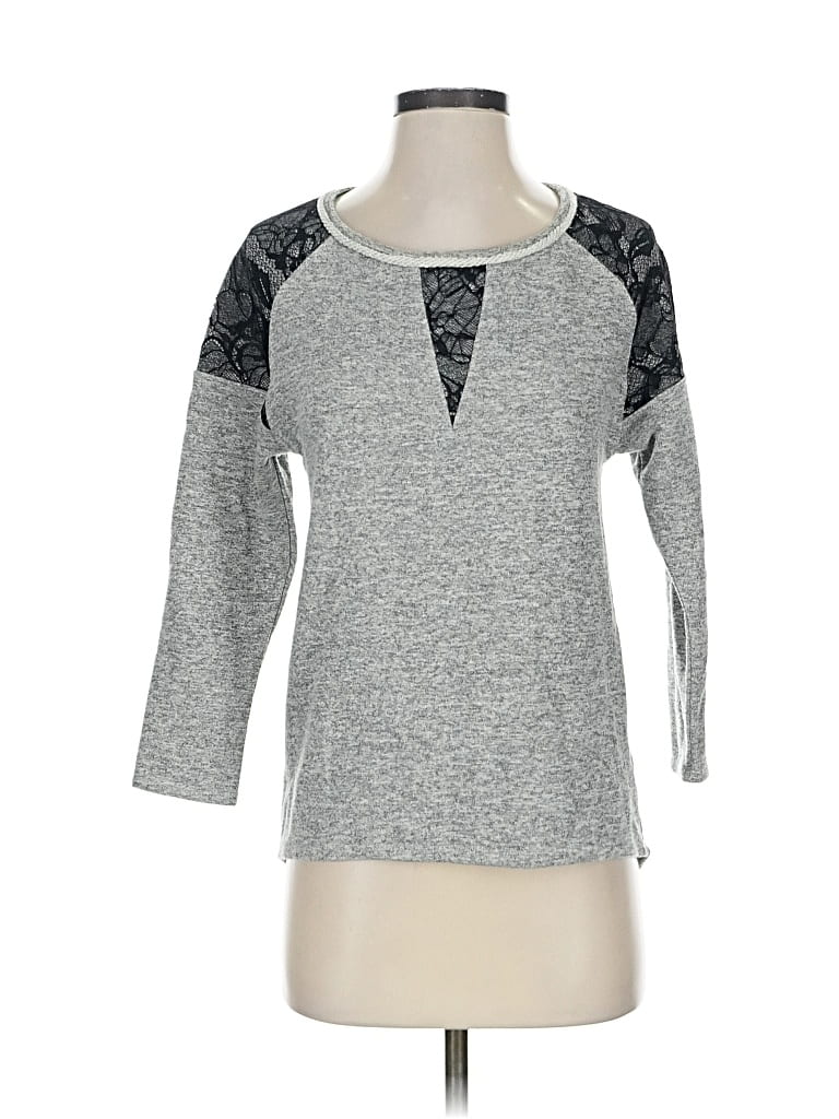 DOLAN Pre-owned 3/4 Sleeve T-shirt In Gray