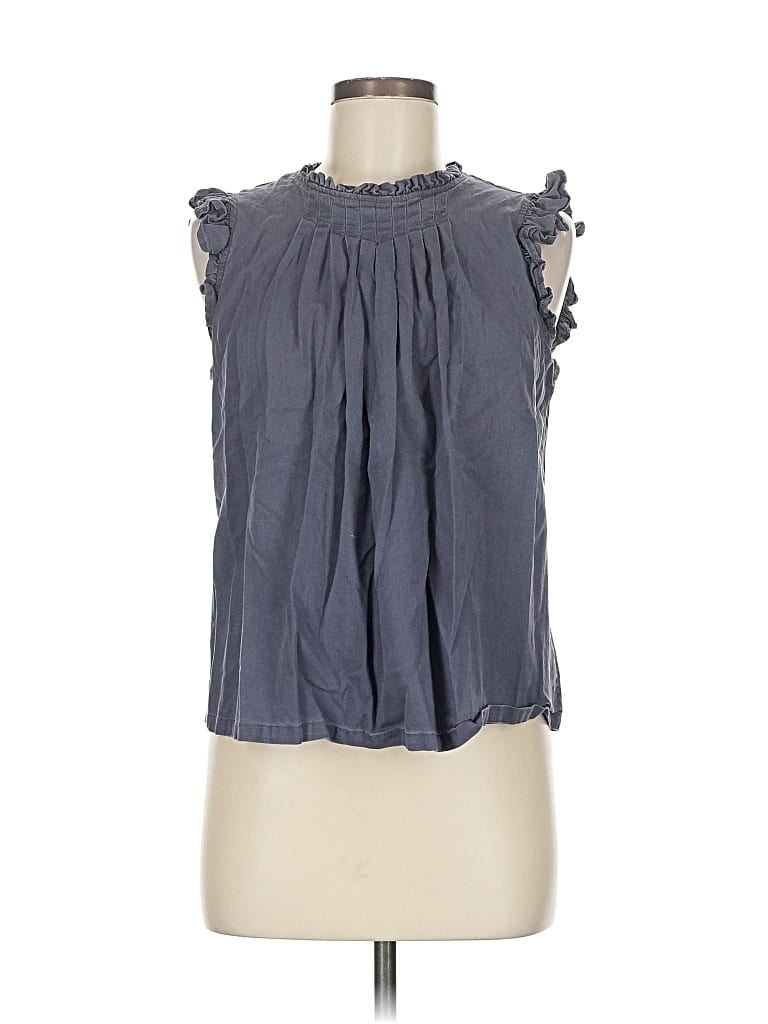 Pre-owned Universal Thread Sleeveless Blouse In Gray