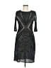 Julia Jordan 100% Polyester Black Cocktail Dress Size 6 - photo 1
