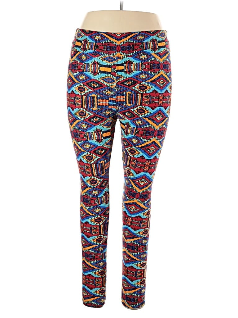 Pre-owned Lularoe Leggings In Blue