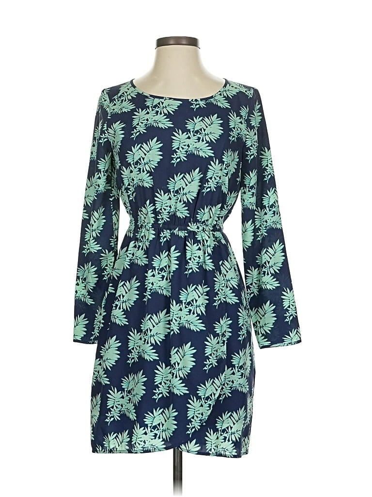 Pre-owned J.crew Factory Store Casual Dress In Blue