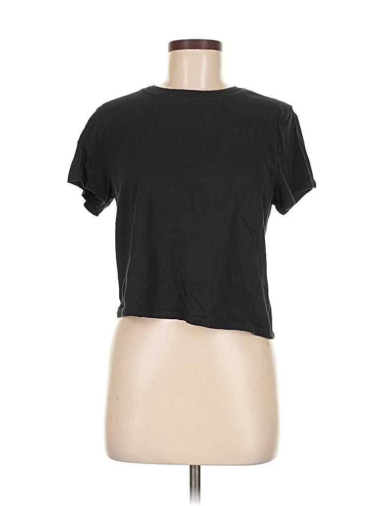 Pre-owned Wild Fable Short Sleeve T-shirt In Black