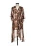 Daniel Rainn 100% Polyester Brown Kimono Size XS - Sm - photo 1