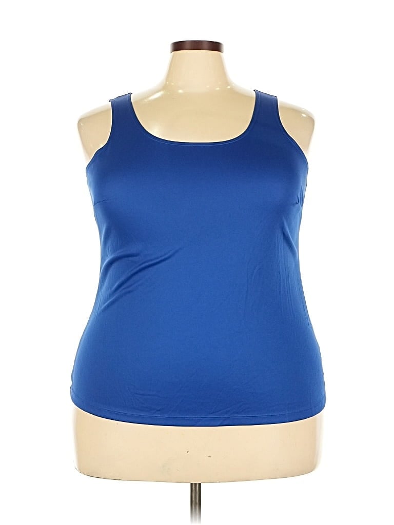 Pre-owned Unbranded Active Tank Top In Blue