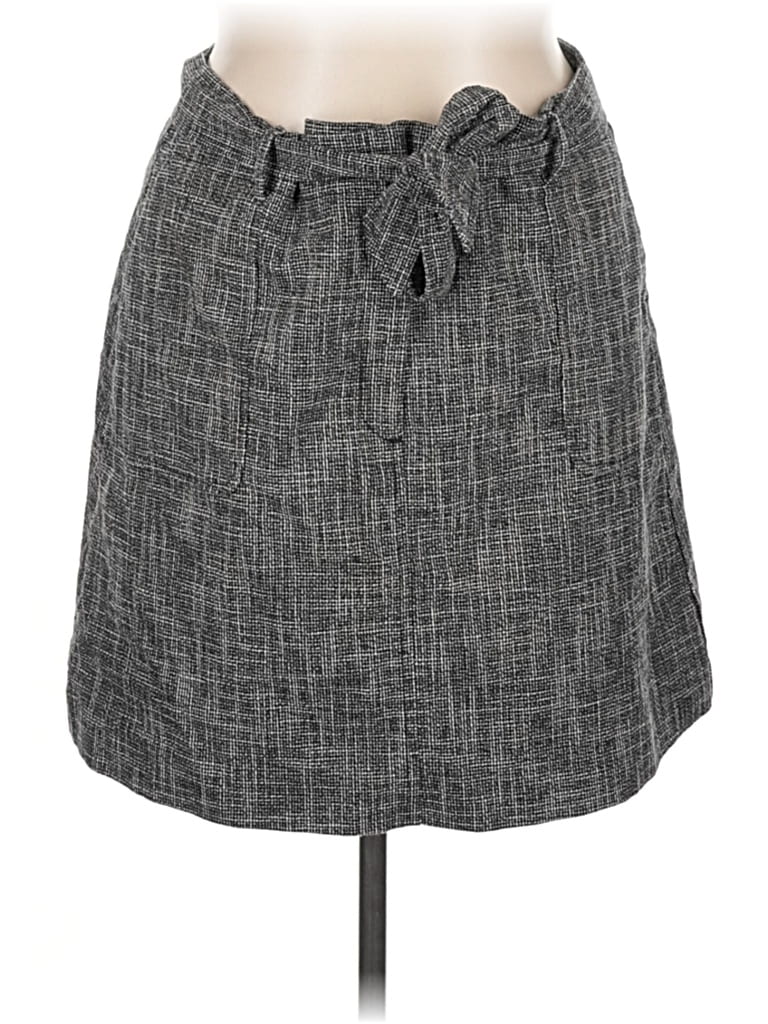 Pre-owned Ann Taylor Loft Casual Skirt In Gray
