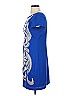 Quinn 100% Polyester Graphic Blue Cocktail Dress Size S - photo 5