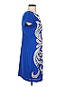 Quinn 100% Polyester Graphic Blue Cocktail Dress Size S - photo 4