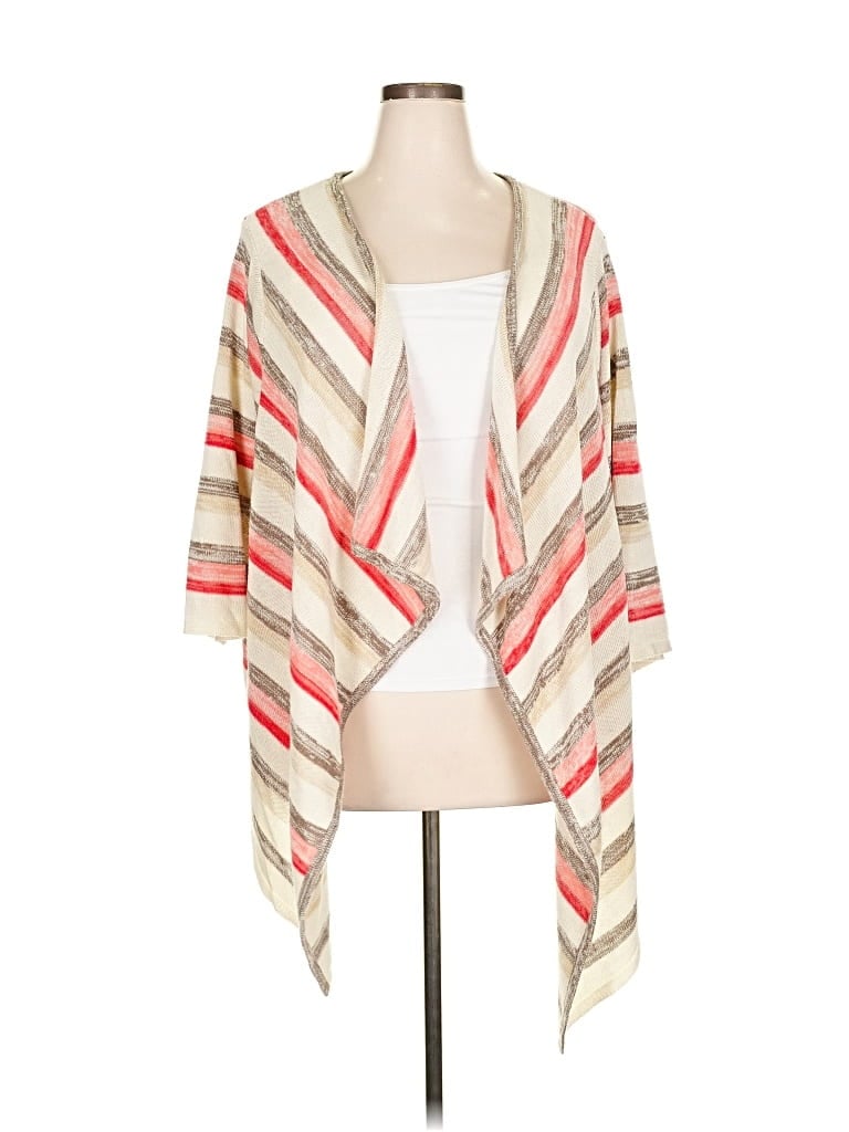 Pre-owned Torrid Cardigan Sweater In White