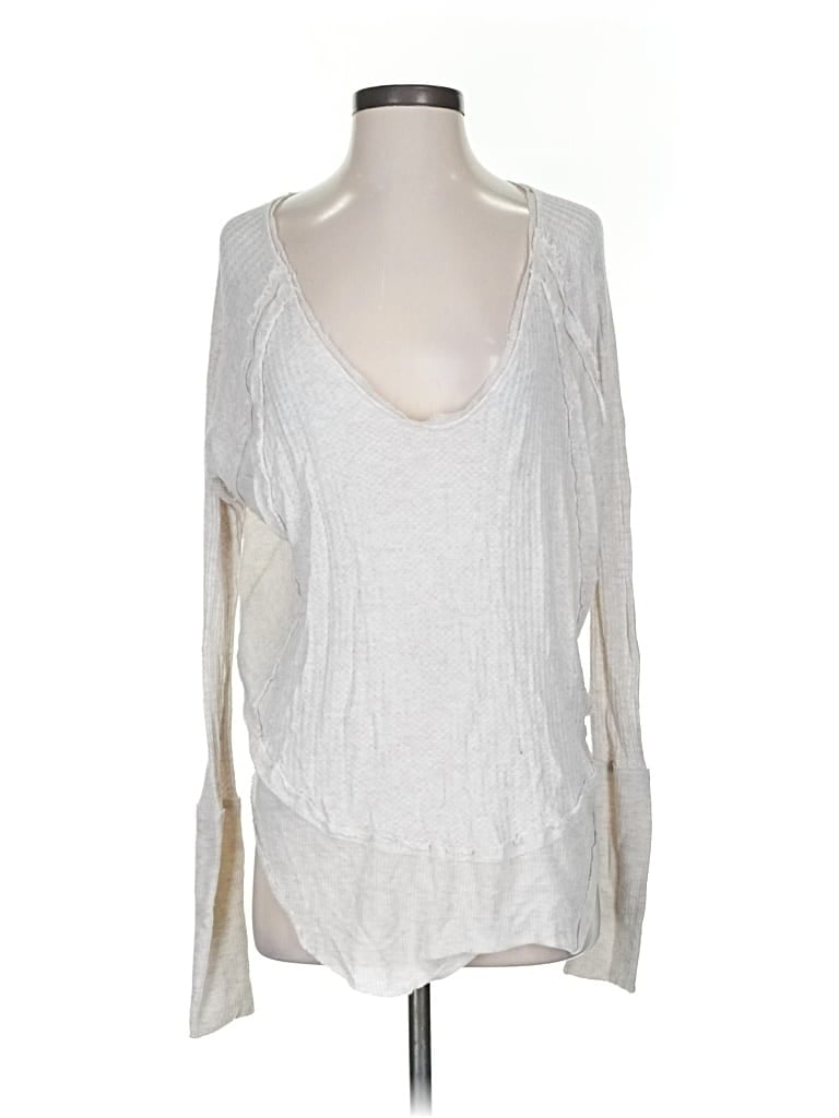 Pre-owned We The Free Long Sleeve T-shirt In Silver