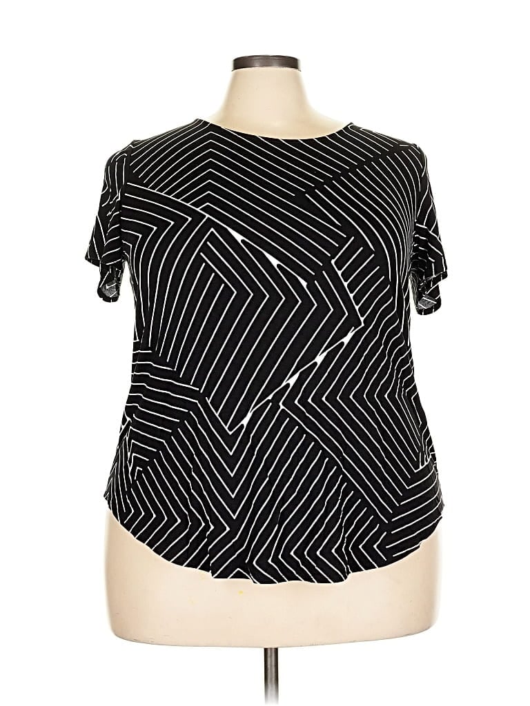 ALFANI Pre-owned Short Sleeve T-shirt In Black