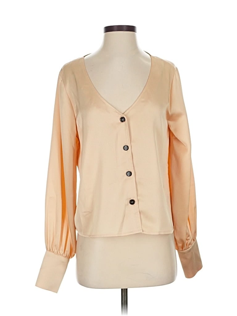 SANCTUARY Pre-owned Long Sleeve Blouse In Brown