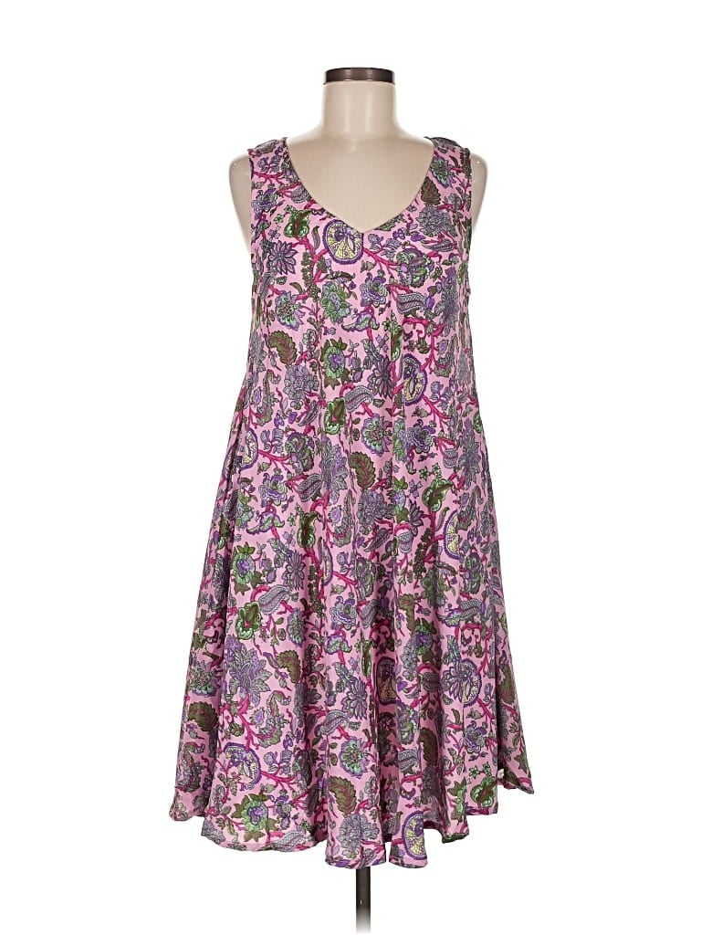 Pre-owned Devi Casual Dress In Purple