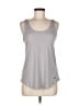 Nike 100% Recycled Polyester Gray Active Tank Size M - photo 1
