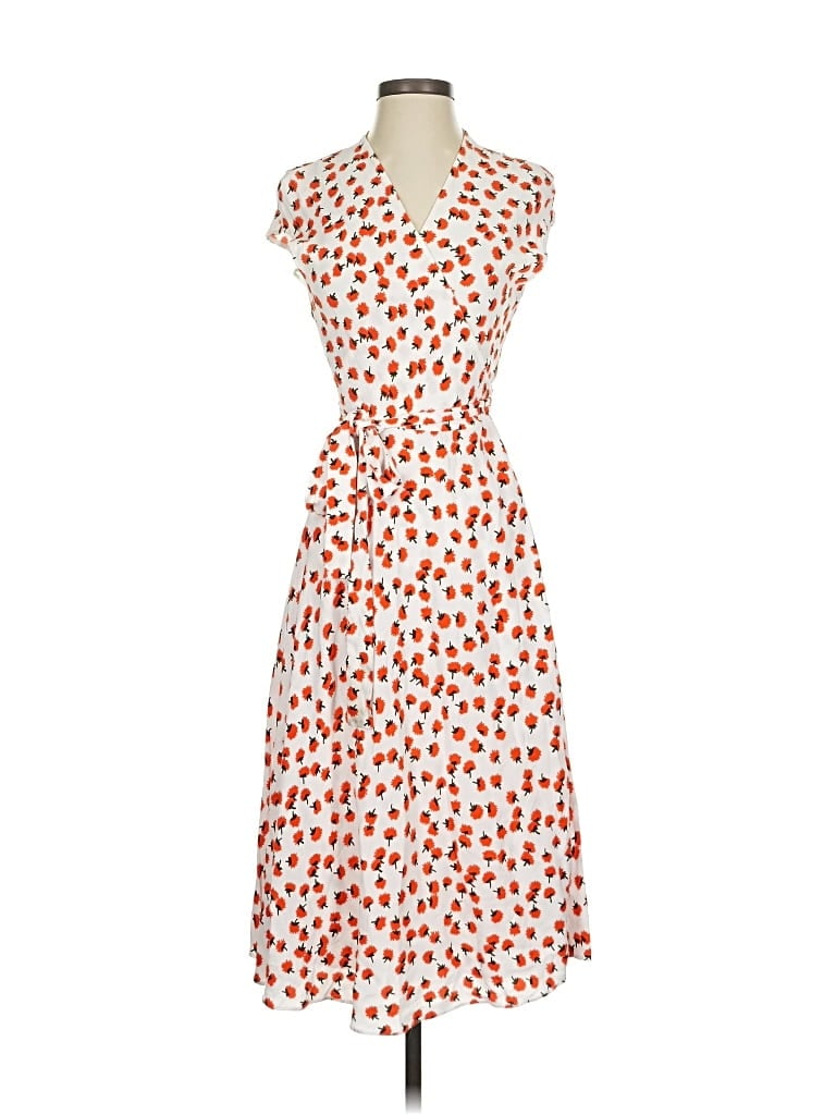 Pre-owned Diane Von Furstenberg Casual Dress In Orange