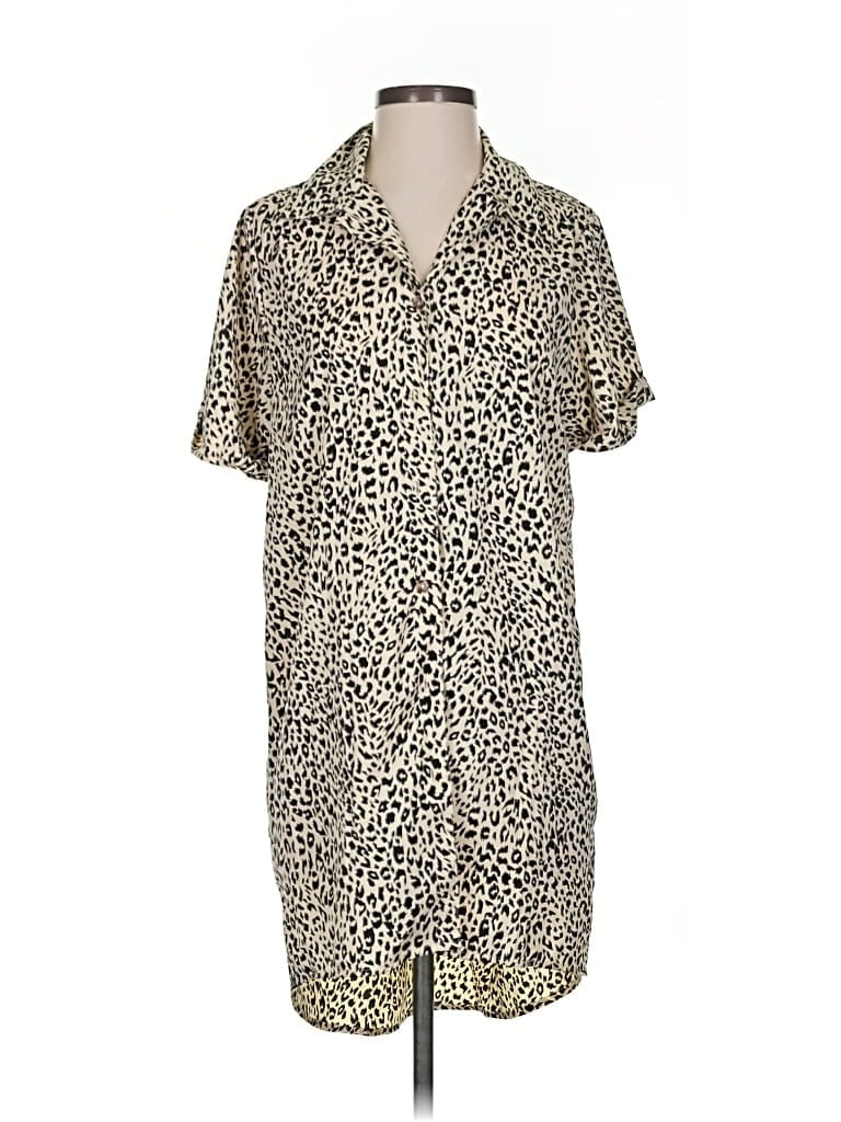 Pre-owned Assorted Brands Kimono In Brown