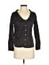 Harshman 100% Cotton Black 3/4 Sleeve Button-Down Shirt Size XS - photo 1