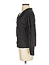 Harshman 100% Cotton Black 3/4 Sleeve Button-Down Shirt Size XS - photo 5