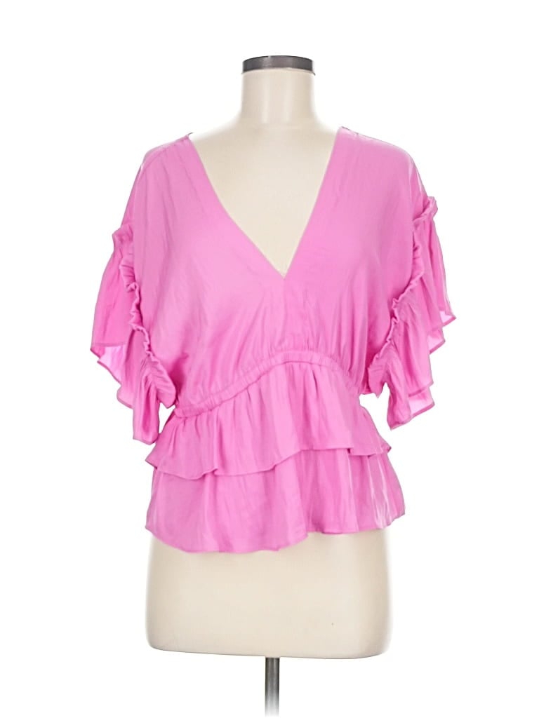 Marc New York Andrew Marc 3/4 Sleeve Blouse In Pink