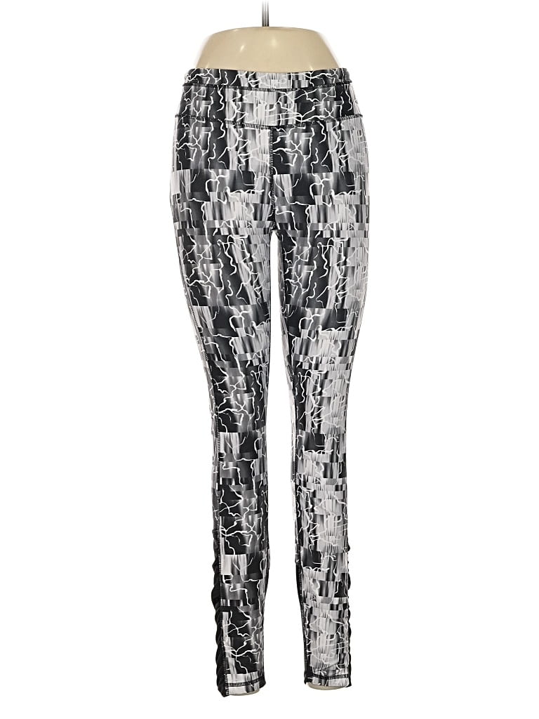 Pre-owned Assorted Brands Leggings In Silver