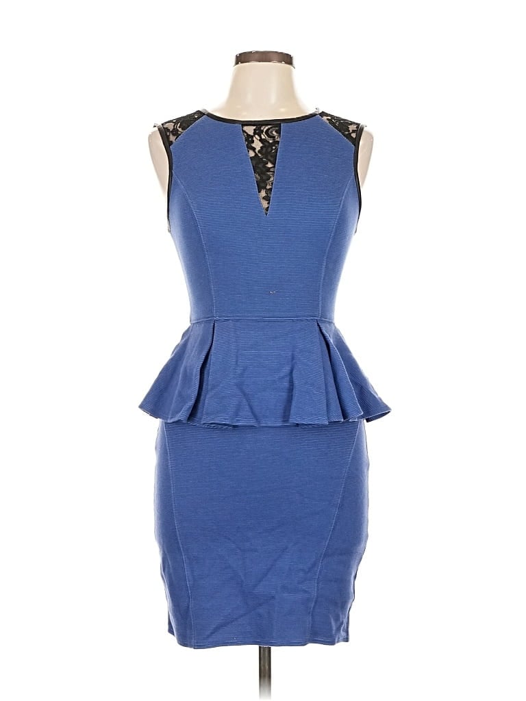 Pre-owned Abs Allen Schwartz Cocktail Dress In Blue