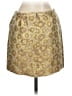 J.Crew Paisley Gold Casual Skirt Size 00 - photo 2