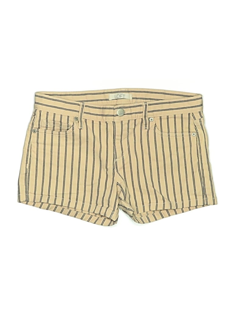 Pre-owned Ann Taylor Loft Khaki Shorts In Gold