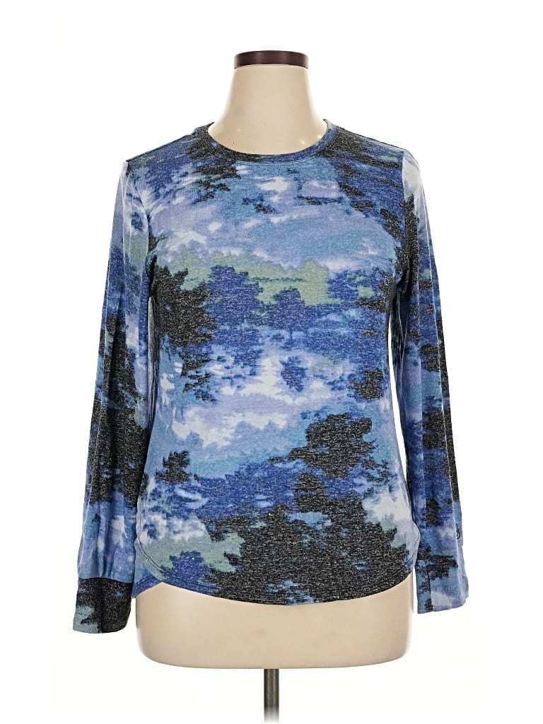 Pre-owned Cuddl Duds Pullover Sweater In Blue