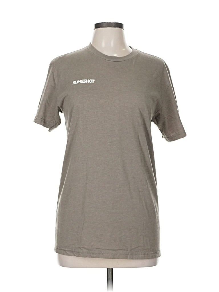 Pre-owned Assorted Brands Active T-shirt In Gray