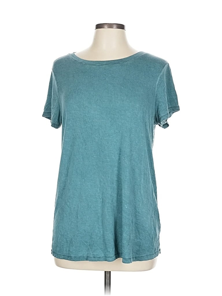 Pre-owned Cable & Gauge Short Sleeve T-shirt In Blue