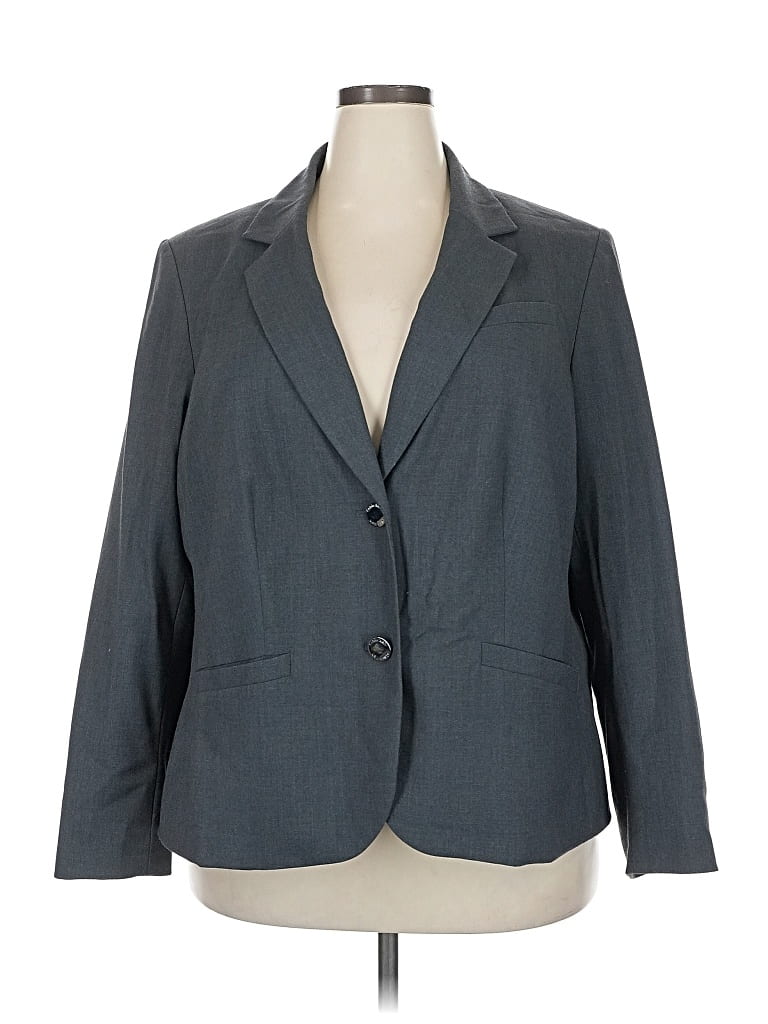 Pre-owned Calvin Klein Blazer Jacket In Gray