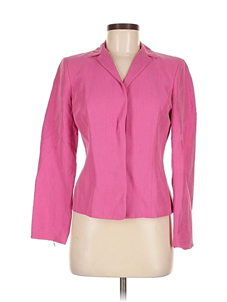 Pre-owned Ann Taylor Blazer Jacket In Pink