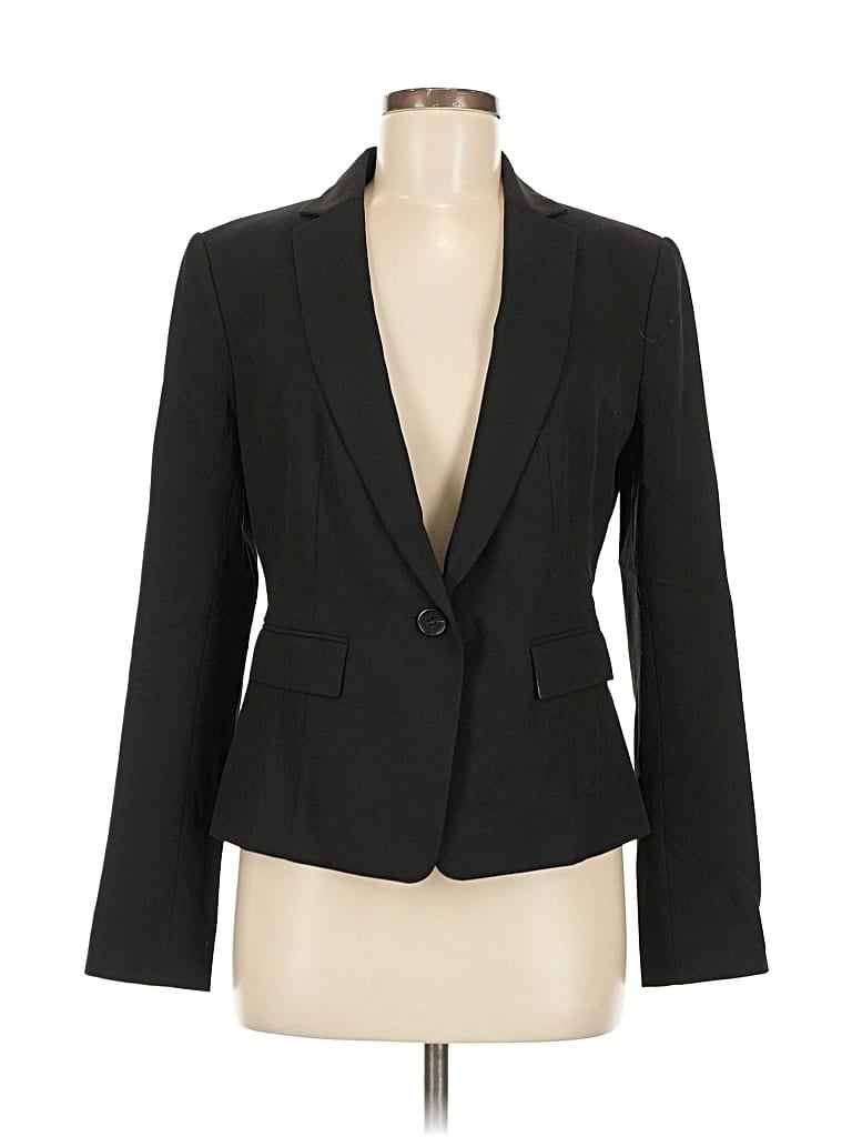 Pre-owned Ann Taylor Blazer Jacket In Black