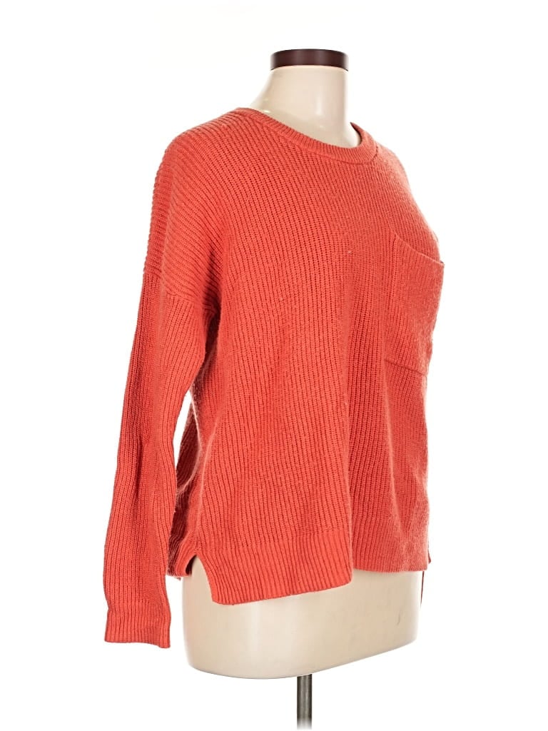 Pre-owned Madewell Pullover Sweater In Orange