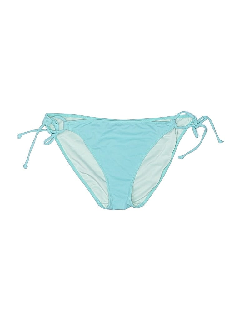 Pre-owned Victoria's Secret Swimsuit Bottoms In Blue