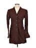 DKNY 100% Linen Brown Coat Size 2 - photo 1