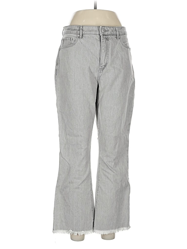 Pre-owned Ann Taylor Loft Jeans In Gray