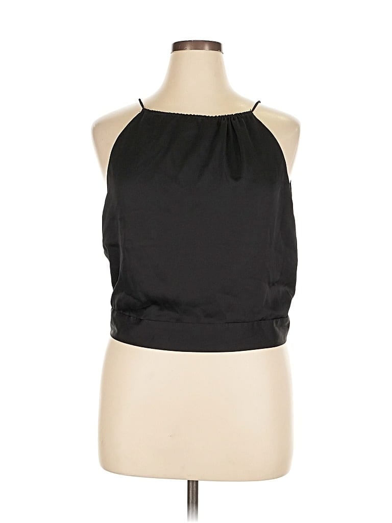 1.STATE Pre-owned Sleeveless Blouse In Black
