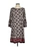Max Edition Paisley Gray Casual Dress Size S - photo 1