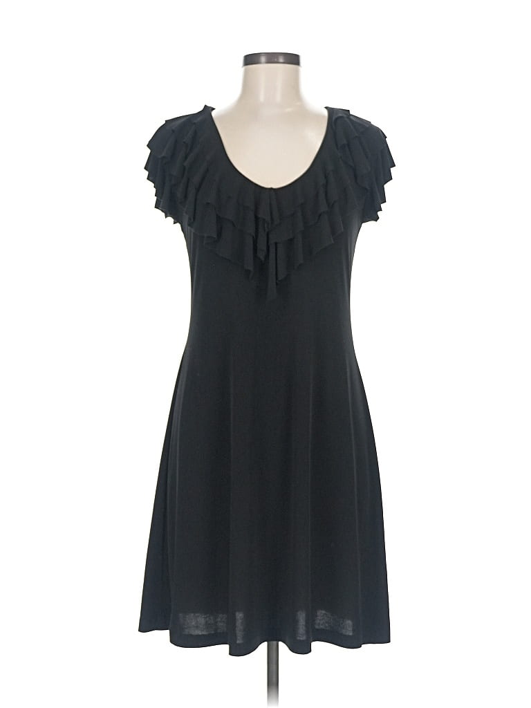 Pre-owned En Focus Studio Casual Dress In Black