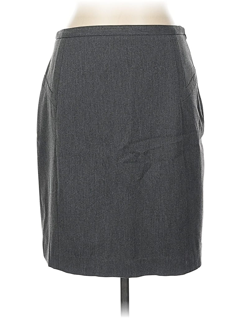 Pre-owned Express Design Studio Formal Skirt In Gray