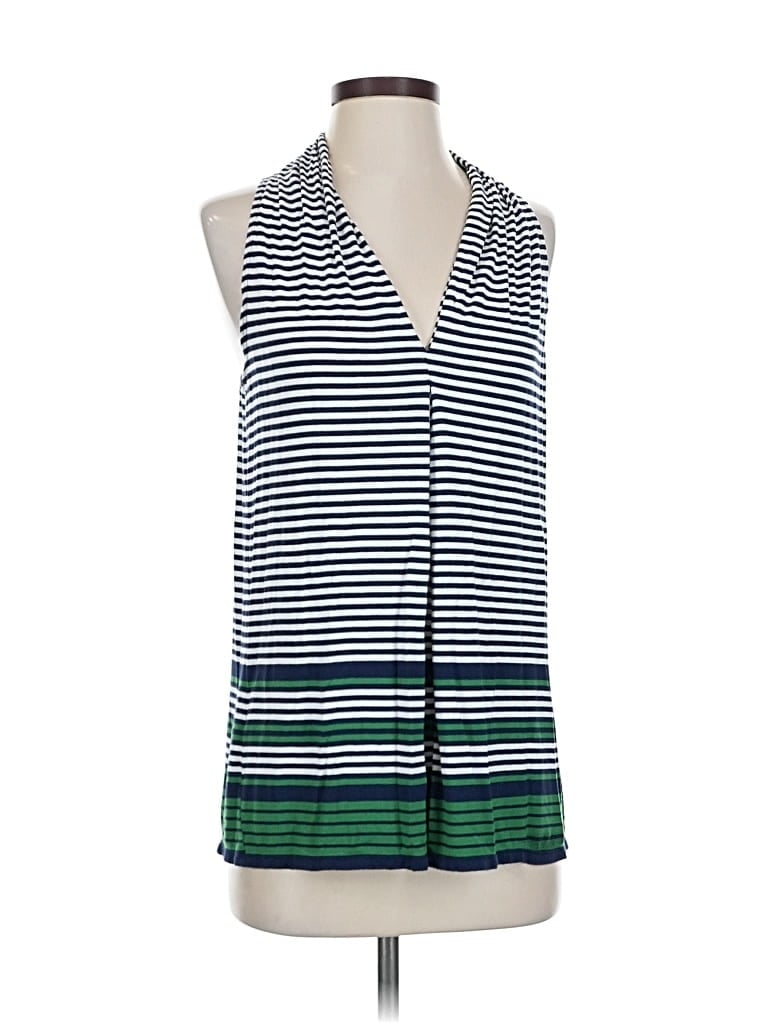 Pre-owned Max Studio Sleeveless Blouse In Green