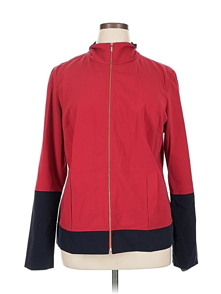 Pre-owned St John Track Jacket In Red