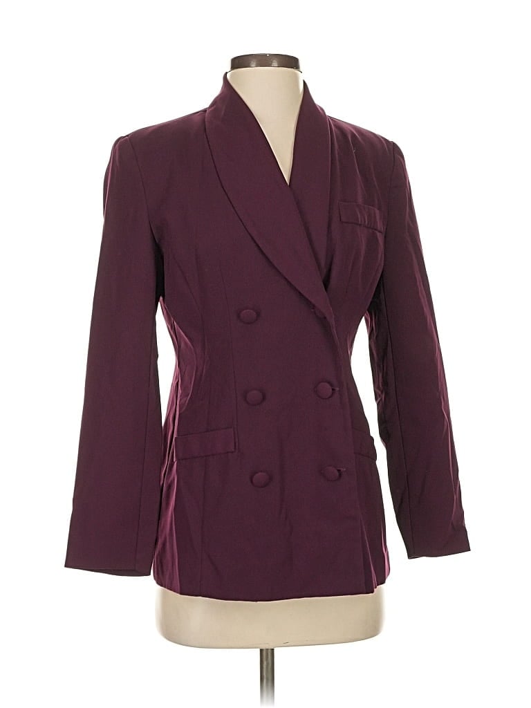 Pre-owned Chadwicks Blazer Jacket In Burgundy