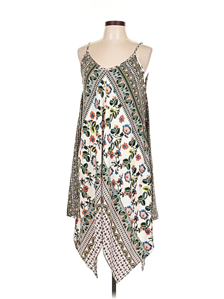 Pre-owned Design Lab Lord & Taylor Casual Dress In White