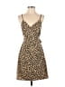 Sanctuary Animal Print Tan Cocktail Dress Size S - photo 1
